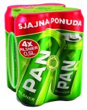 Pivo Pan 4x0,5 l