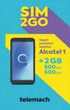 Smartphone Alcatel 1 + telemach SIM kartica 2GO