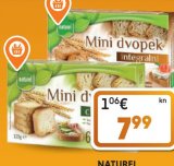 NATUREL DVOPEK classic, integralni 120 g