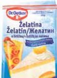 Želatina u listićima Dr. Oetker 10 g