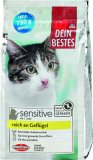 Dein Bestes* sensitive suha hrana za mačke, 750 g