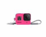 Dodatak za akcijsku kameru GoPro HERO8 Sleeve & Lanyard navlaka i vezica - Electric Pink (AJSST-011)