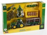Dječji traktor Klein John Deere s raznim priključcima (3907)