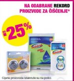 DO -25% NA ODABRANE REKORD PROIZVODE ZA ČIŠĆENJE