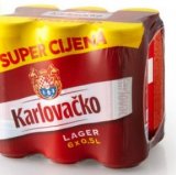 Svijetlo pivo Karlovačko 6x0,5 l