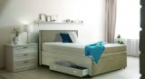 Boxspring krevet LIBRA, u materijalu loca 03 + madrac BONELL, 160x200cm