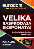 Eurodom katalog Velika rasprodaja eksponata 01.11.-31.12.2023.