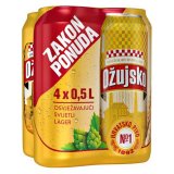 Pivo, svijetlo Ožujsko 4 x 0,5 l
