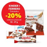 Sniženje Kinder i Ferrero čokoladica