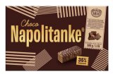 Napolitanke čokoladne Kraš 500 g