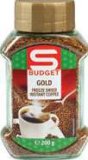-20% na instant kavu S-BUDGET Classic ili Gold 200 g