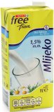 Trajno mlijeko SPAR free from 1,5% m.m. 1 L