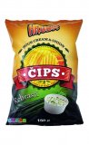 Čips rebrasti sour cream&onion Hrusk 150 g