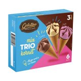 Kornet vanilija, jagoda ili čokolada Gelatino 6x120 ml