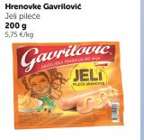 Hrenovke Gavrilović, 200 g