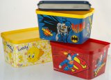 Kutija za spremanje Batman, Superman, Tweety, 1 kom