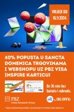 Sancta Domenica letak 40% popusta uz PBZ Visa Inspire karticu do 16.09.2024.