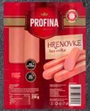 Hrenovke bez ovitka 250 g