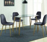 Set KULT stol 120 x 80 x 75 cm + IENA stolica, 4 kom. 44 x 50 x 87 cm