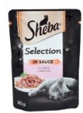 Hrana za odrasle mačke, losos u umaku, Sheba 85 g