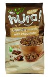 Muesli hrskavi s kikirikijem i orašastim plodovima, s čokoladom, sa suhim voćem Hura Natura 350 g