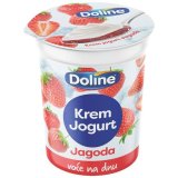 Krem jogurt jagoda Doline 145 g