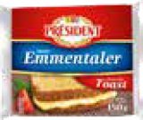 Sir gouda, emmentaler toast President 150 g