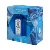 London Dry Gin Bombay Sapphire 0,7 l + čaša