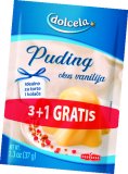 Puding vanilija 3+1 gratis Dolcela 37 g ili Puding čokolada 3+1 gratis 45 g