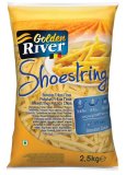 SHOESTRING POMMES FRITES, 7-7 – GOLDEN RIVER 2,5 kg LUTOSA