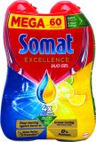 Somat* Excellence duo gel za strojno pranje posuđa, 2x540 ml