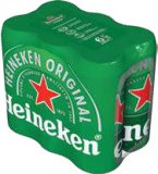 Pivo Heineken 6x0,5 L