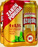 Pivo Ožujsko Limenka 4x500 ml