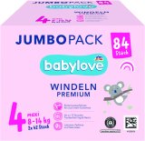 Premium pelene jumbo maxi vel.4 (8-14 kg),babylove 84/1