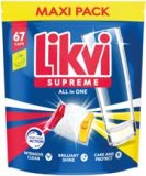 Kapsule za strojno pranje posuđa Likvi Supreme, All in One 67 /1
