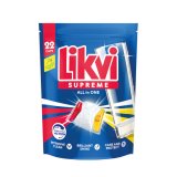 Kapsule za strojno pranje posuđa Supreme All in one Likvi 22 komada
