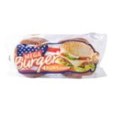 PECIVO – MEGA BURGER 4 kom/300 g QUICKBURY