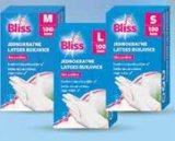 BLISS Rukavice latex veličine: S, M ili L 100/1 A B C D