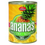 Kompot ananas kolutići Frudela, ocijeđena masa: 290 g