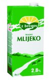 Trajno mlijeko 2,8% m.m. 'z bregov, 2 l