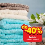 Sniženje ručnika do -40%