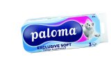 Toaletni papir Exclusive Paloma, 3-sl., 10 rola