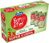 Vrhnje za kuhanje Brzo&Fino Dukat 3x200 g