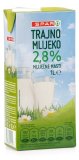Trajno mlijeko SPAR 2,8% m.m. 1 L