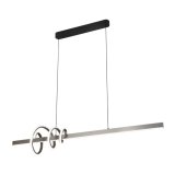 Visilica LED 52W 2650lm 4000K BLACK AURORA