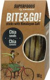 Prutići s chia sjemenkama i himalajskom soli Bite&Go! Superfoods 100 g