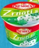 Svježi zrnati sir President 200 g