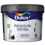 Boja za zid Dulux Absolute White, 9 l