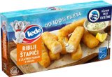 Ledo RIBLJI ŠTAPIĆI zlatna panada 224 g