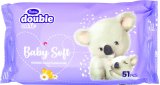 Violeta double care vlažne maramice Baby Soft, 51 kom.